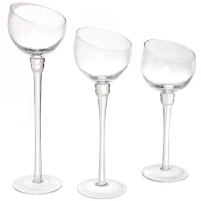 Подсвечники в наборе 3шт «Estet» 7,5*20,23,26см