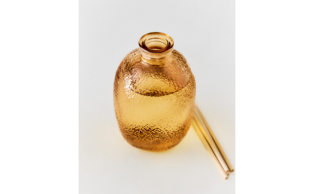 Zara Home Аромадиффузор Fleur de Mandarine 180 мл, тростниковые палочки микадо, аромат цветочный, Розовый