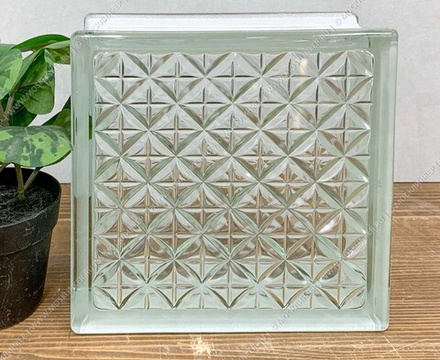 Стеклоблок Vitrablok - Актис Бесцветный 19x19x8