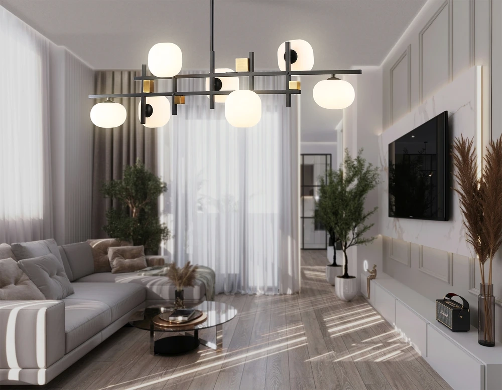 Люстра на штанге Ambrella light MODERN LH51017