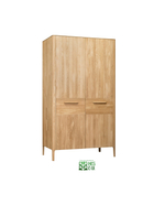 Шкаф из массива дуба двухдверный Porto-2 (Atlanta-2)