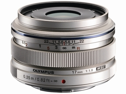 Объектив Olympus M.Zuiko Digital 17mm F1.8 серебристый