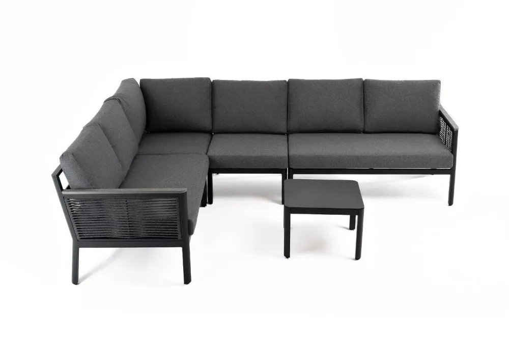 "Париж" модульная лаунж-зона садовая, цвет серый