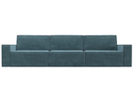 Диван прямой Куба лонг, Бирюзовый, Велюр, 116863