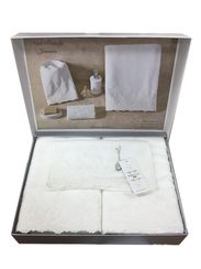 Набор полотенец  NEW TRENDY - НЬЮ ТРЕНДИ 3пр. кремовый Maison Dor (Турция)