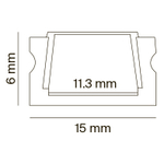 Профиль Led Strip ALM001S-2M
