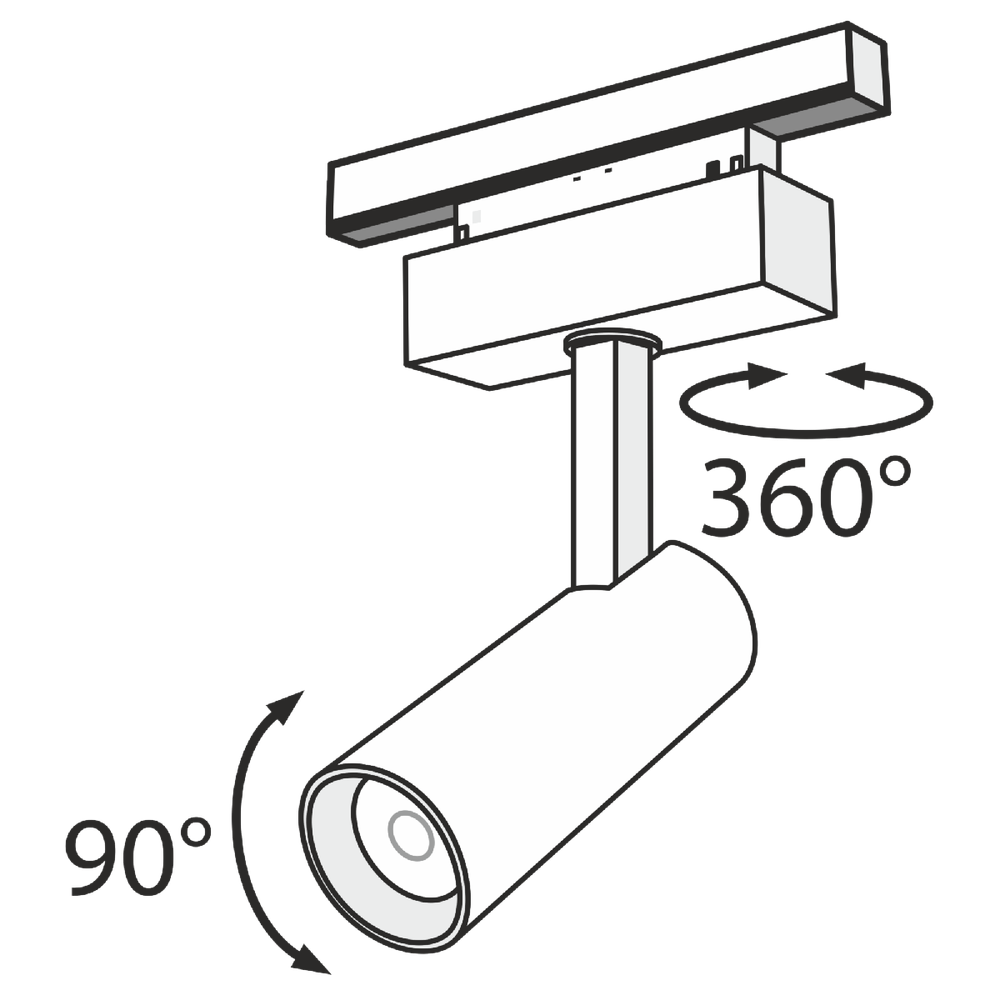 Трековый светильник Maytoni Track lamps TR019-2-10W3K-B