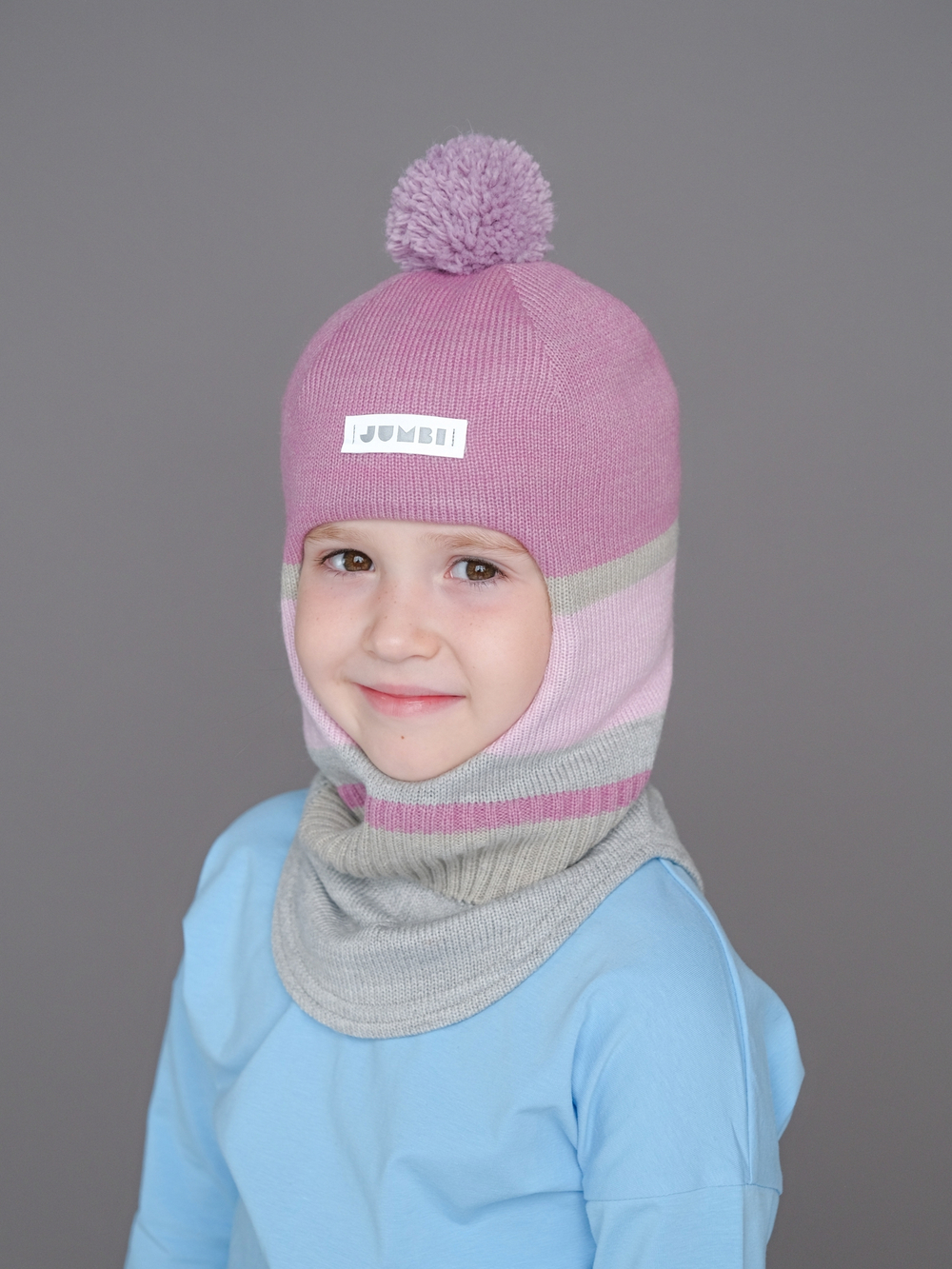 Шлем зимний вязаный (Нежность) ГУФ