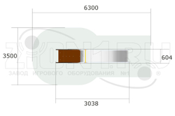 Детская горка Грузовик Г035 для игровых площадок