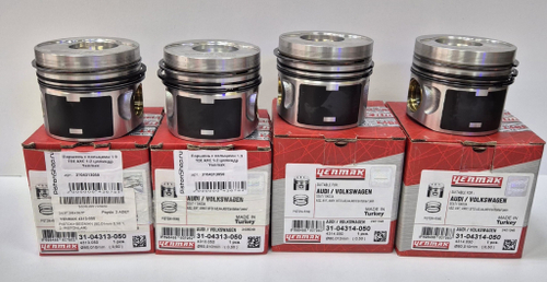 Поршни с кольцами +0.50 1.9 TDI AXC, AVF, AWX Yenmak