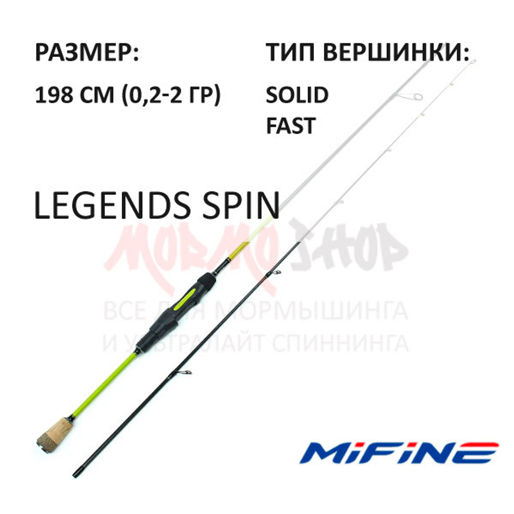 Спиннинг Legends Spin 0.2-2 гр от Mifine (Мифаин)
