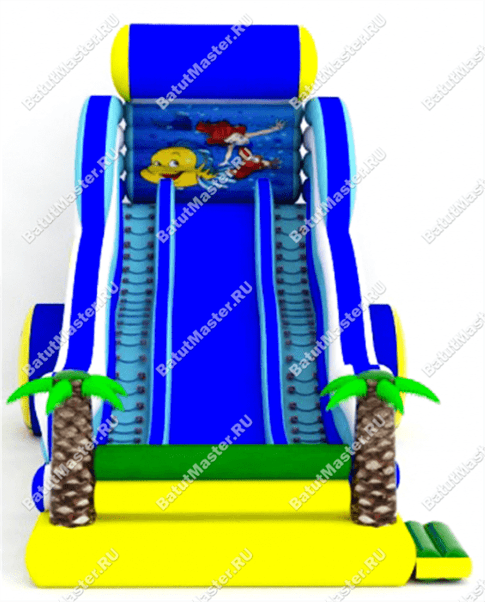 Надувной батут "Водопад Игуасу" 16*9*12 м