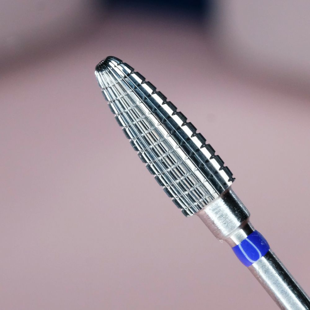 Твердосплавная фреза Тайфун Эдна Пуля закругленная, фиолетовая