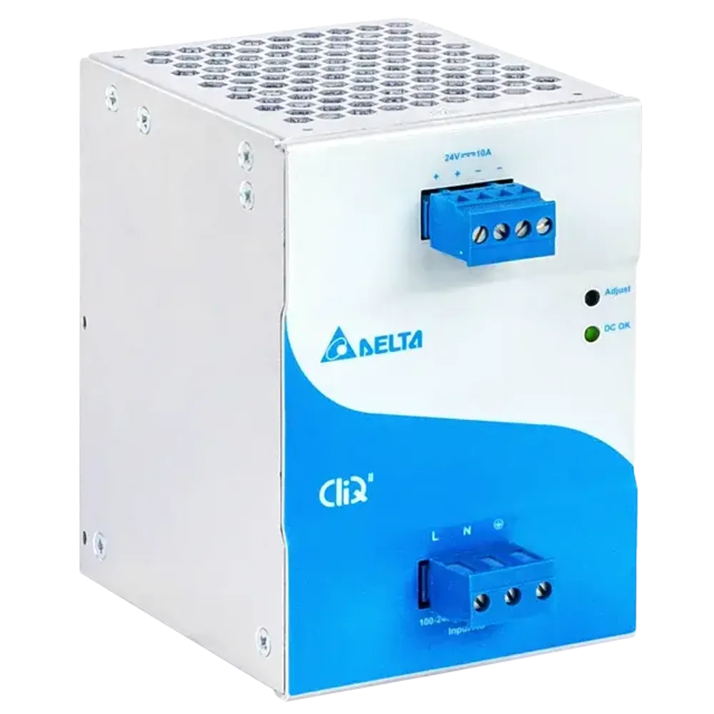 Источник питания Delta DRP024V240W1BA, 24В, 10A, 240Вт.