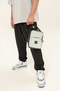 Сумка мессенджер KUL'TURA "MARBLE REFL BIG" Мрамор Рефлектив