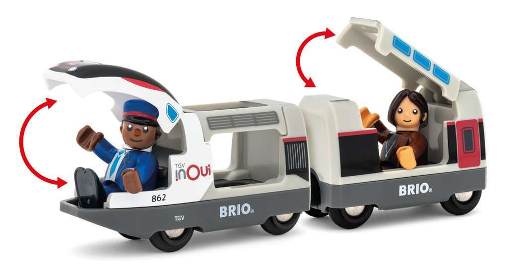 BRIO Скоростной поезд TGV (4 вагона)