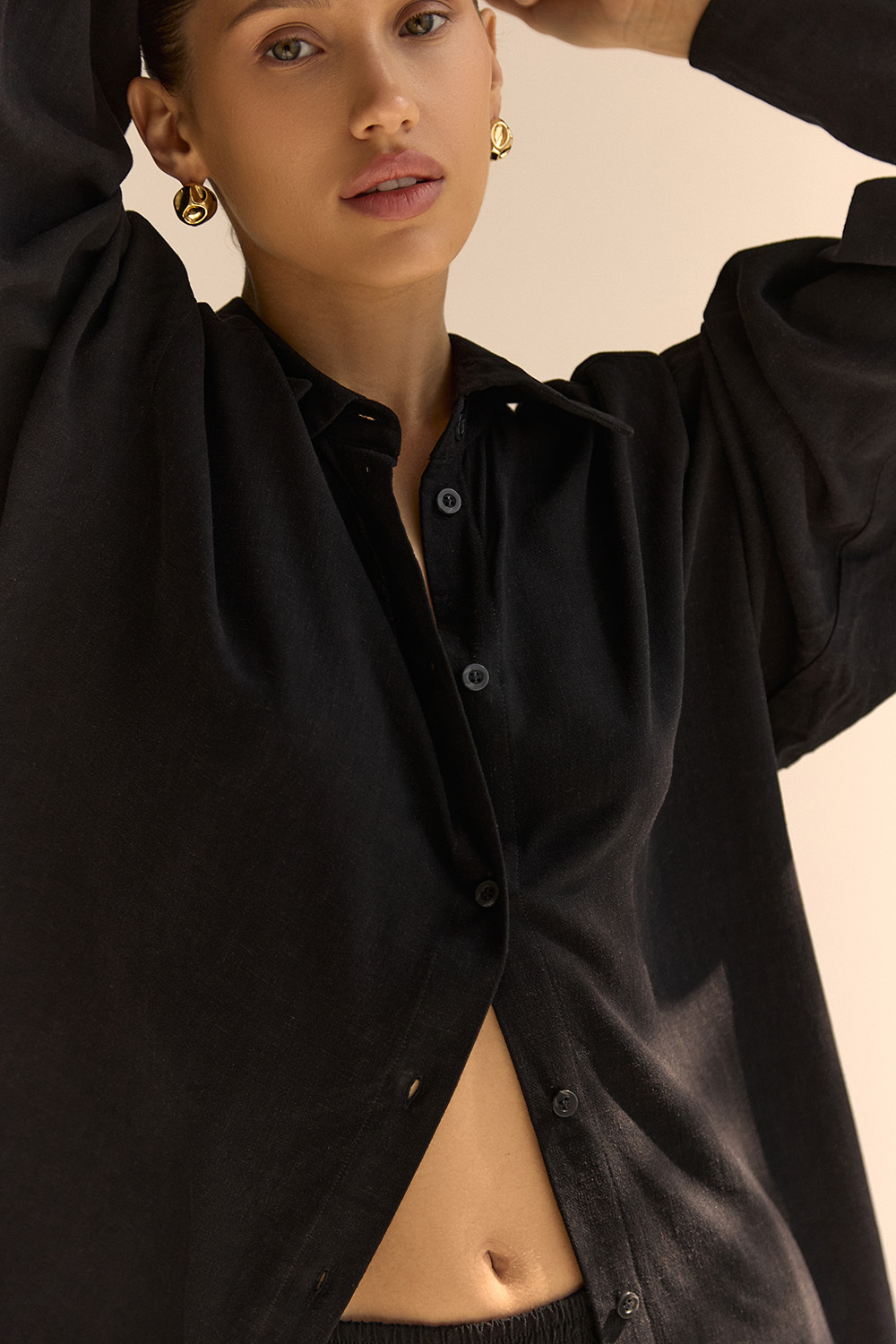 Рубашка длинная MYKONOS Чёрный