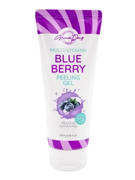 GRACE DAY - ПИЛИНГ-ГЕЛЬ ДЛЯ ЛИЦА С ЭКСТРАКТОМ ЧЕРНИКИ MULTI-VITAMIN BLUEBERRY PEELING GEL, 100 МЛ