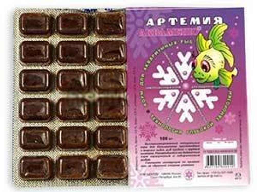 Корм для рыб Аква-Меню "Артемия" 100гр.свм корм д/рыб (блистер)