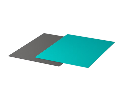 ФИНФОРДЕЛА FINFОRDELA Набор гибких досок 2 шт, 28x36 см, серый/бирюзовый