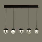 Подвесной светильник MD24001033-5B black/clear