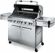Газовый гриль Weber Summit S-670 GBS, 10 горелок, вертел