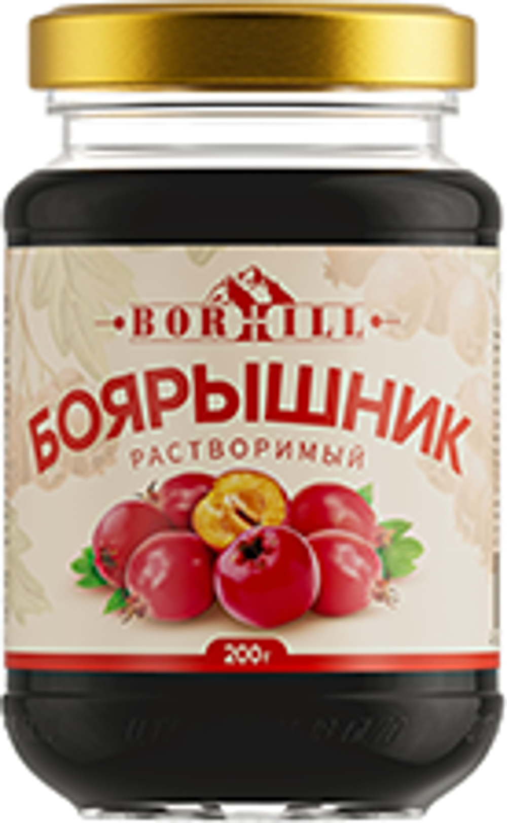 BORHILL БОЯРЫШНИК жидкий экстракт 200гр СТБ (1х15)