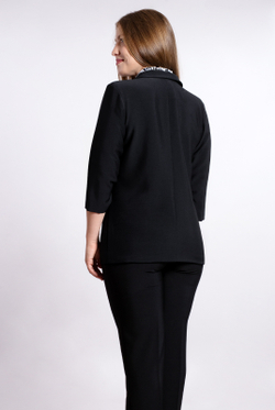 Жакет женский 3288АПА, черный #70Ч043288АП
