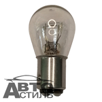 Автолампа  Р 12-21+4 (P21/4W) в стопы 2-х конт (смещ штифт) РarusAuto 12526/10