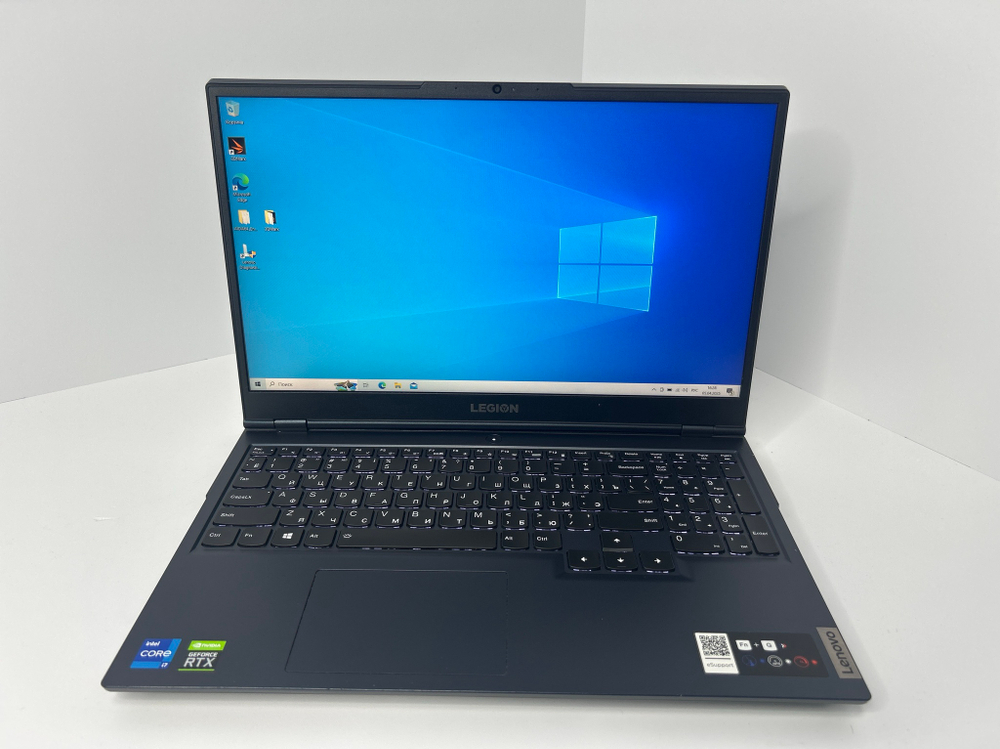Ноутбук Lenovo Legion 5 15ITH6H (82JH009NRK) 15.6"/Intel Core i7-11800H/RAM 16GB/SSD 512GB/GeForce RTX 3060 6GB/IPS 165Hz/1920*1080/DOS/Подсветка кл-ры: LED/черный. Состояние: C1