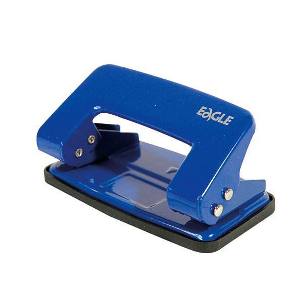 Дырокол EAGLE синий металл 10 л.