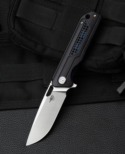 Нож складной Bestech knives BG35A-1 CIRCUIT BLACK G10