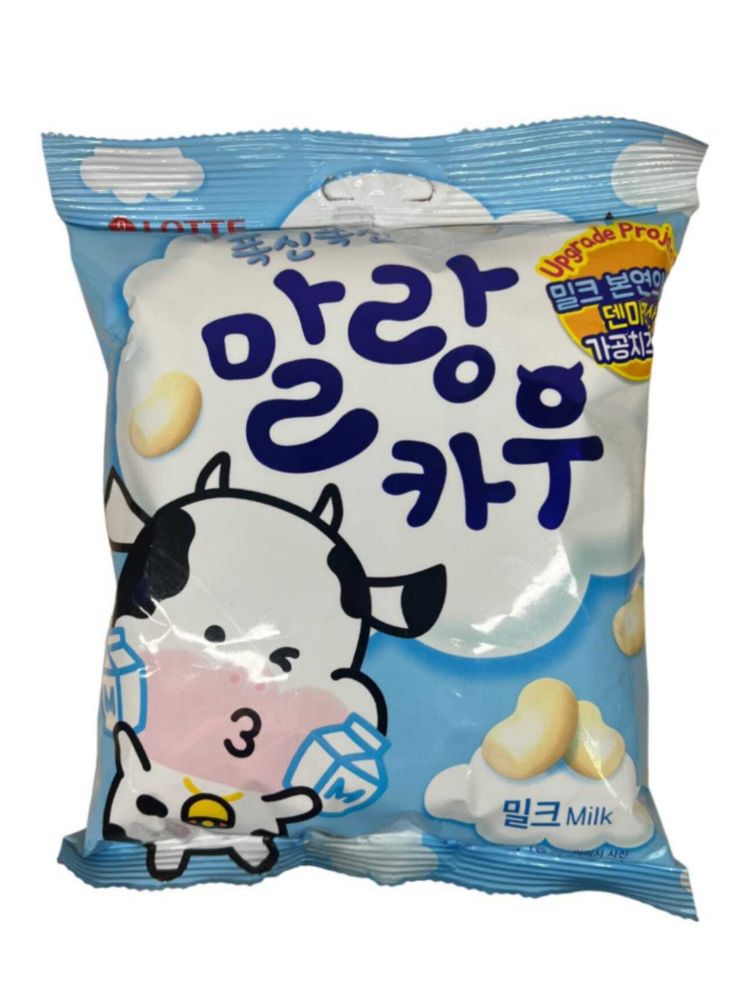 Жевательная конфета Lotte Malang Cow Milk 158 г