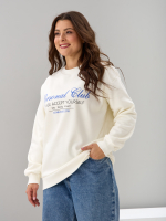 Толстовка Кис-090/экрю-п