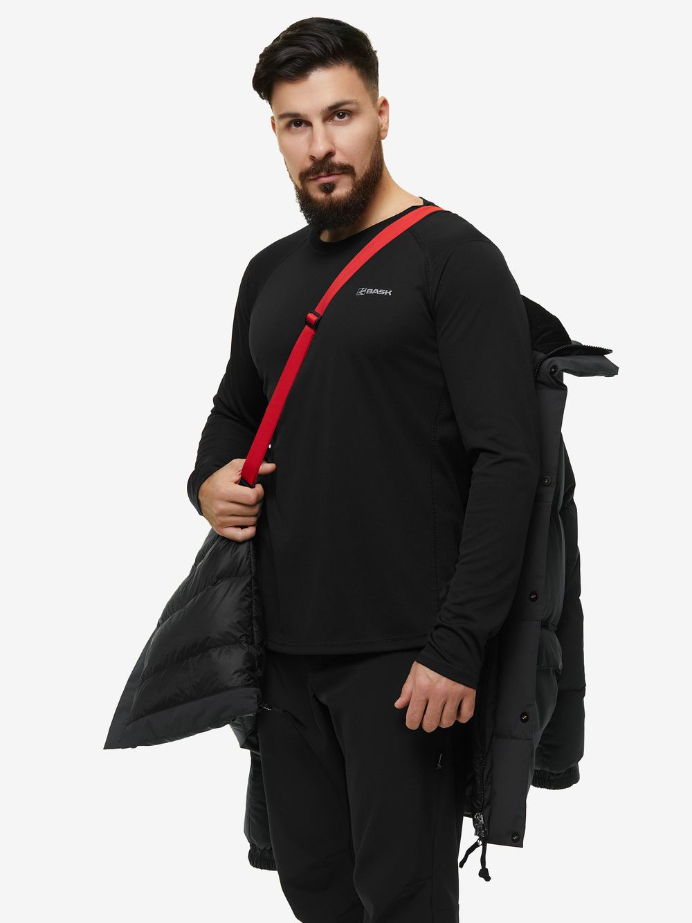 Куртка мужская пуховая BASK ANGIR черный