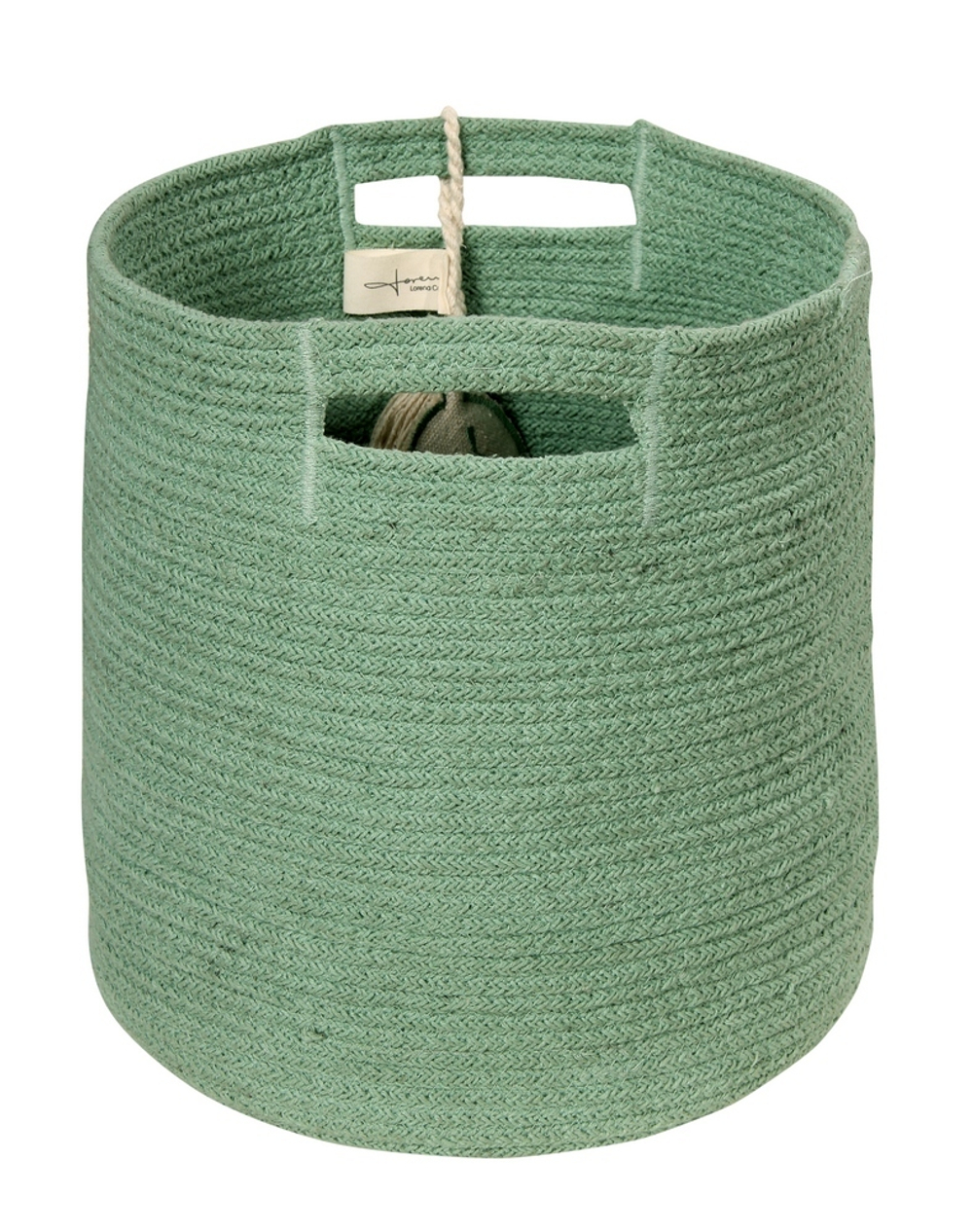 Корзина Lorena Canals Leaf Green (30 x Ø30 см)