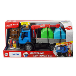 PlayLife Игровой набор Машинка перевозчика стеклотары со светом и звуком, 25см 3836003