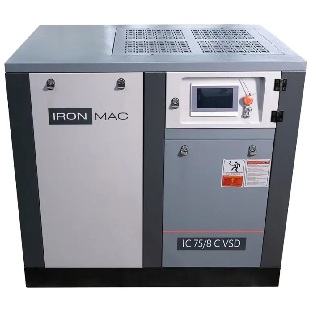 Винтовой компрессор IronMac IC 75/8 C VSD IP23