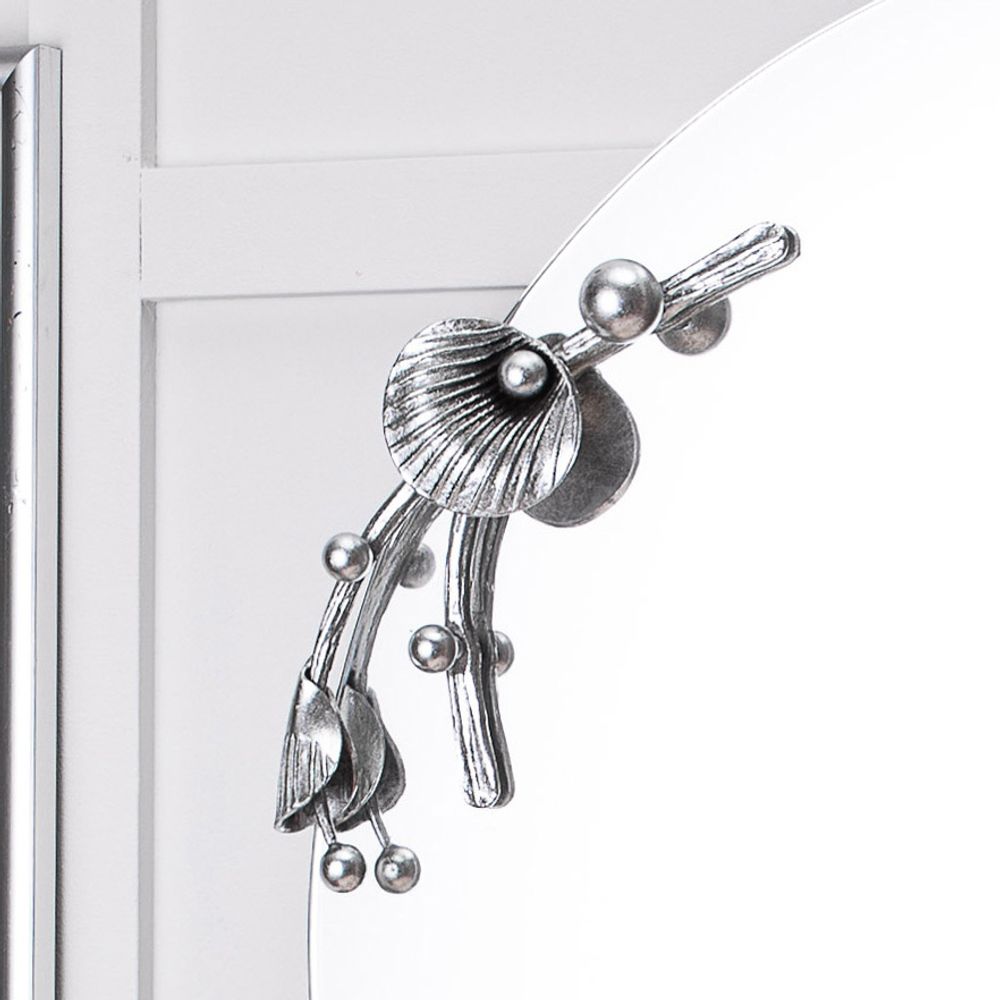 Зеркало настенное Атлантис Серебро