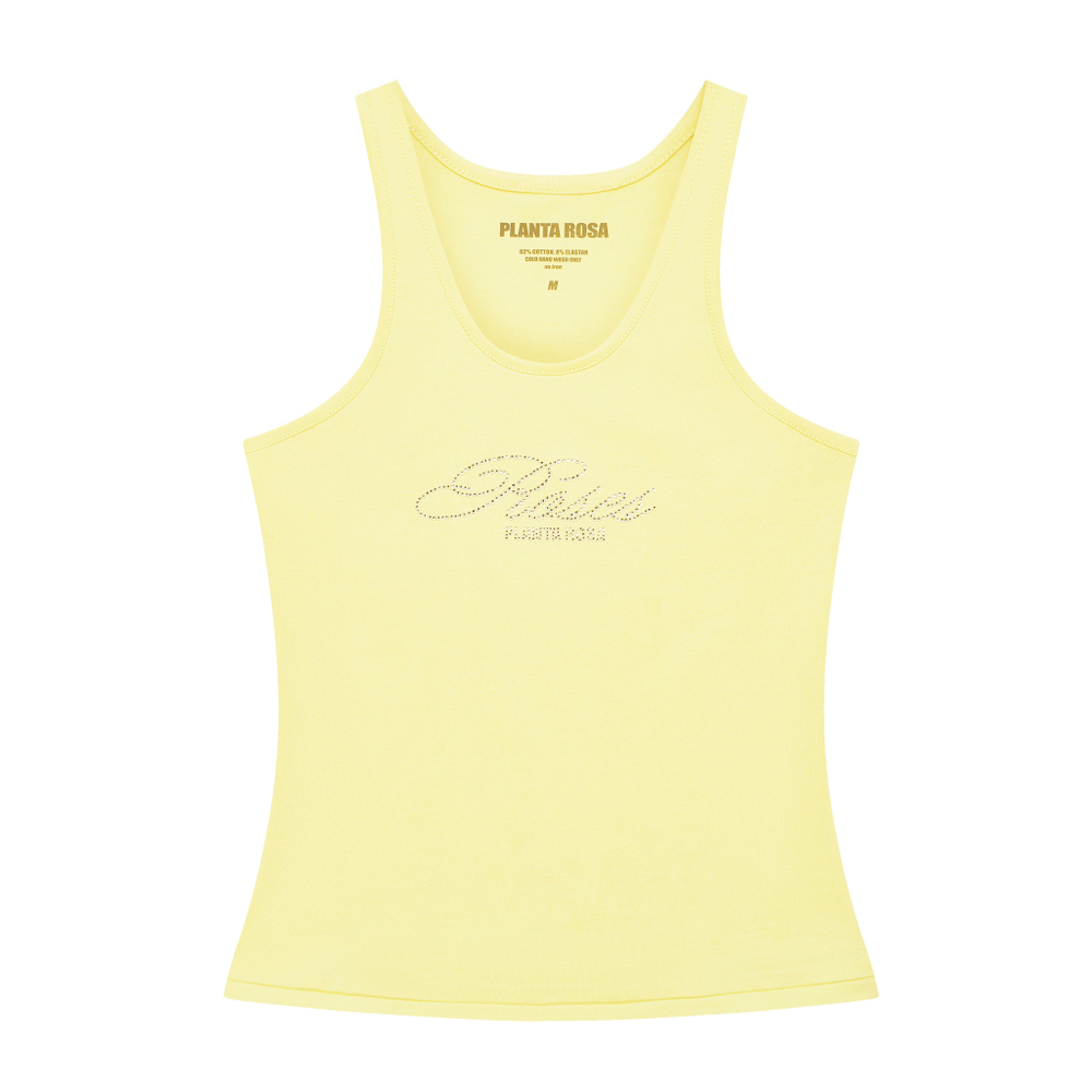 Yellow tank top deals