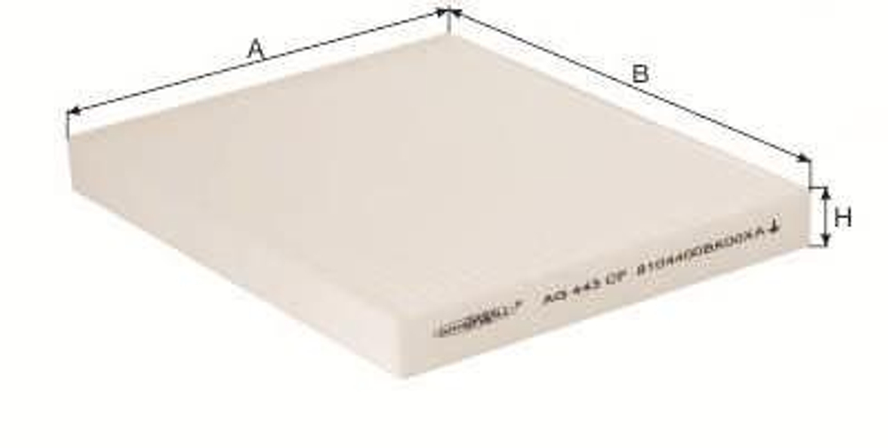 8104400BK00XA   AG443CF GREAT WALL  Hover H3. H5 Фильтр салонный