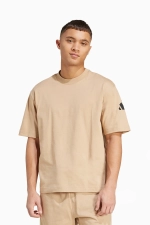 Футболка adidas Essentials Loose Fit 3 Bar Logo - бежевый