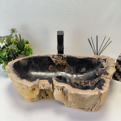 Раковина из окаменелого дерева Fossil Basin OD-02999 63x38x15 см