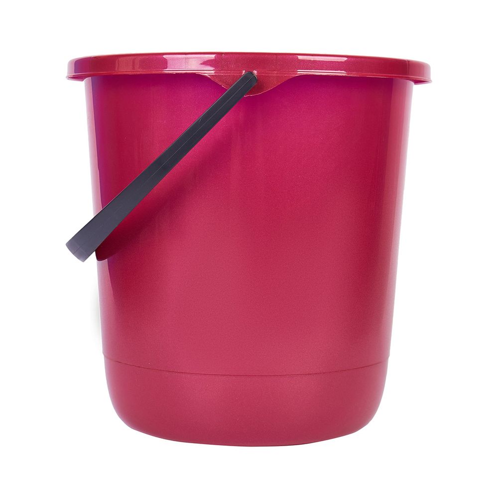 Ведро круглое 12 л бордо 250304