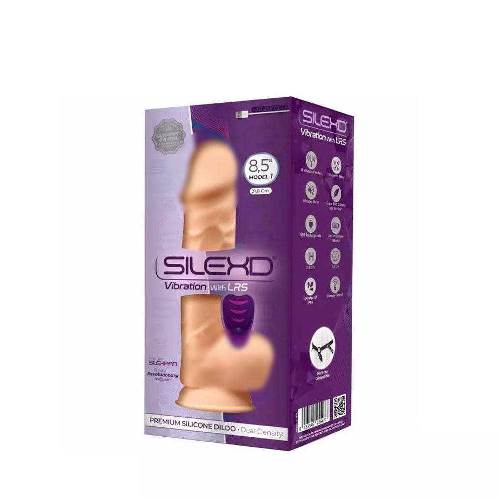 Вибратор-реалистик SILEXD Model 1, 8'5", телесный, с пультом