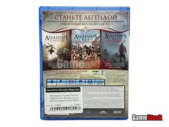 PS4 Assassins Creed The Ezio Collection (Б/У, Полностью на русском языке, CUSA-04893)