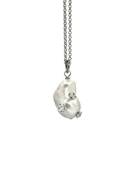 NNEO PEARLLY Кулон Шайн жемчуг с кристаллами