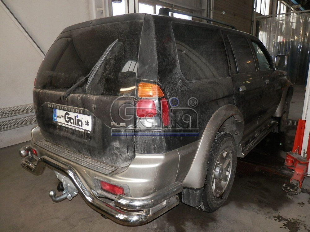 Фаркоп оцинкованный Galia M057C для Mitsubishi Pajero Sport 1998-2008(паспорт и сертификат в комплекте)(без электрики)
