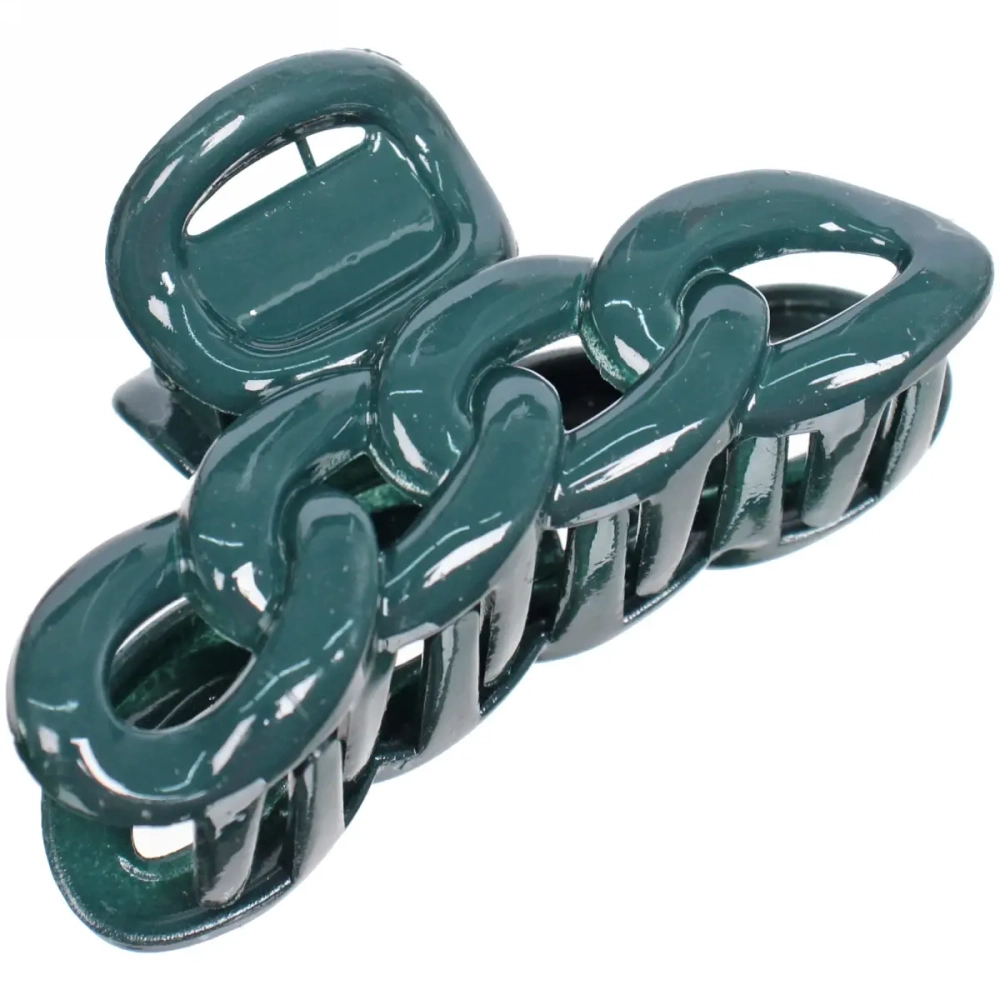 Заколка-краб для волос на блистере «Magic Gloss», кольца, микс 6 цветов, 6,5см