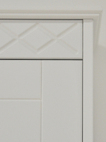 Обувница для прихожей, 66х22х123, Индра, закрытая, тумба для обуви, МДФ, белый, Dipriz